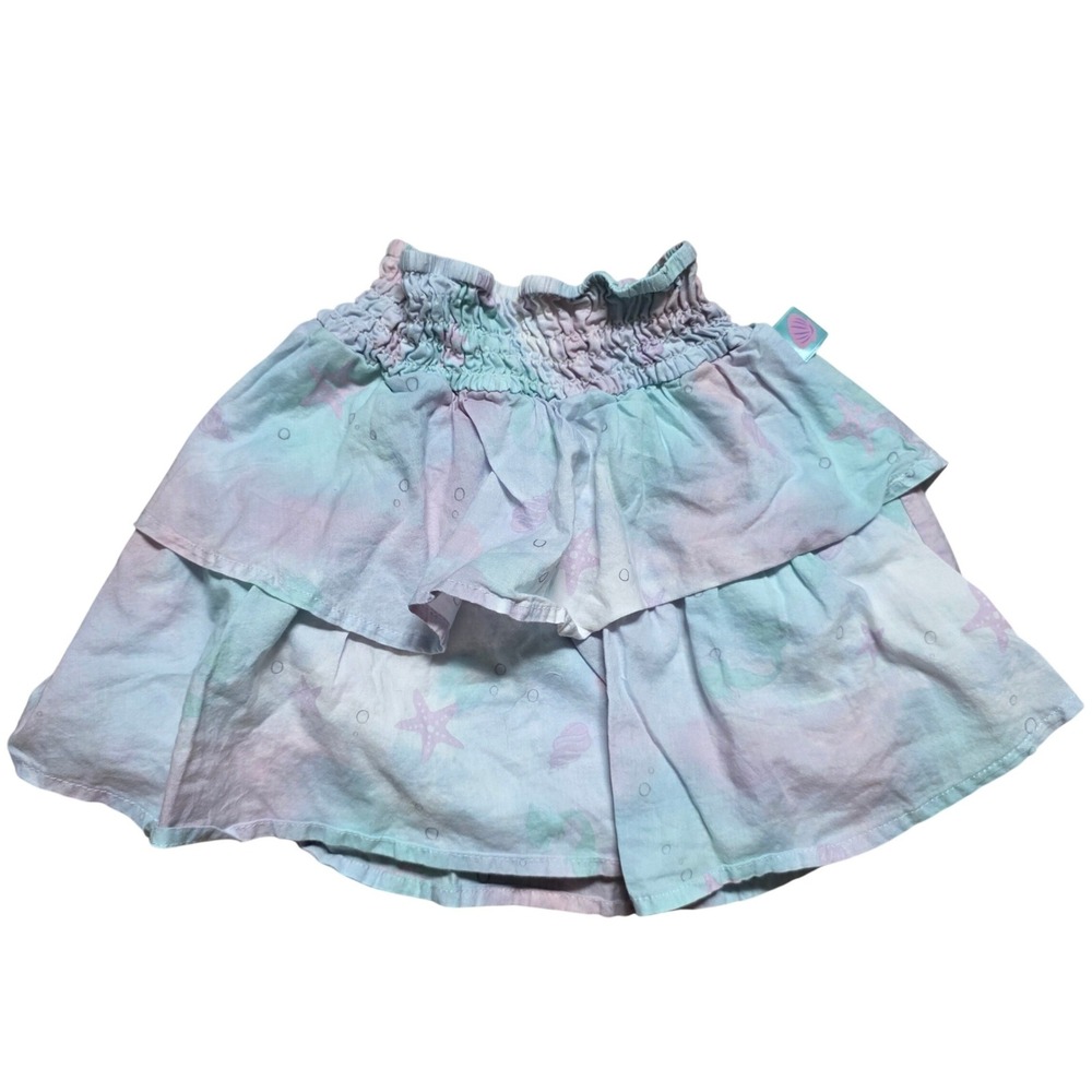 Disney Little Mermaid Colleen Atwood Pastel Smocked Top and Skirt Set Kids 4T - Picture 3 of 6